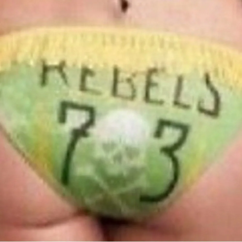 Affliction Green and Yellow Rebels Bikini Bottom (Medium) - Picture 2 of 7